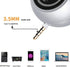Mini Speaker with 3.5mm Aux Input Jack, 3W Loud Portable Speaker for iPhone iPod iPad Cellphone Tablet Laptop, with USB Rechargeable Battery, Gift Choice for Kids, Silver