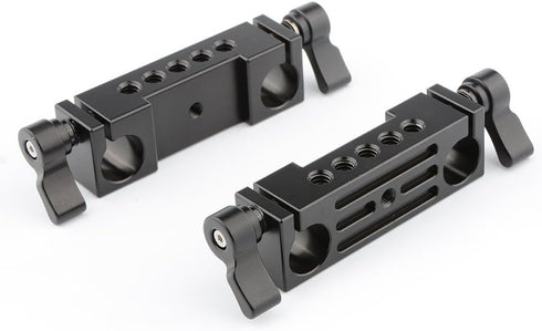 CAMVATE 15mm Rod Clamp Railblock for DSLR 15mm Rail Rig Rod Support System(2