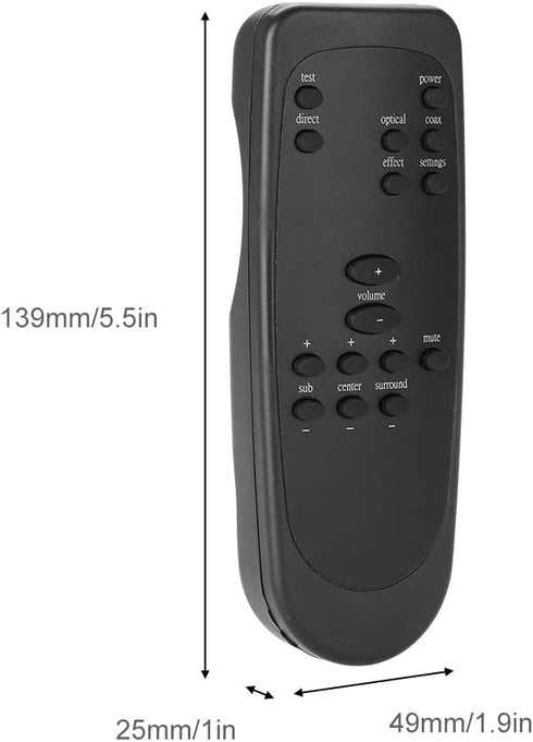 Bewinner Replacement Remote Control for Computer Speakers, Compatible with Z-5500 Z-680 Z-5400 Z-5450 (Battery Not