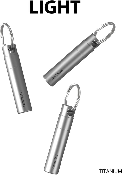 tikey Titanium SIM Card Removal Tool with Keyring, Sim Card Tray Remover Eject Pin Key Tool for iPhone iPad Samsung