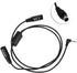 Motorcycle Headset Microphone PTT Earpiece for Motorola Two Way Radio T5428 T6200C T5720