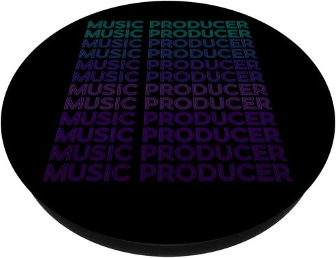 Music Producer Electronic Beat Maker Gifts Music Producer Electronic Musician Retro Beat Maker PopSockets Standard