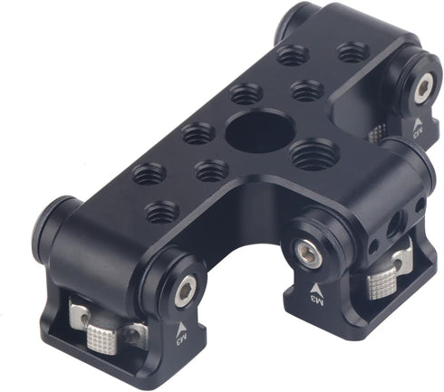 Rigdance 180-degree Triple Phone Holder Tripod Mount Adaptor | Tilt Head | Vlogging Live Streaming Tool for Camera