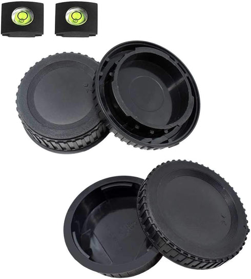Front Body Cap and Rear Lens Cap Cover for Nikon D7500 D7200 D7100 D7000 D5600 D5300 D5200 D5100 D3500 D3400 D3300