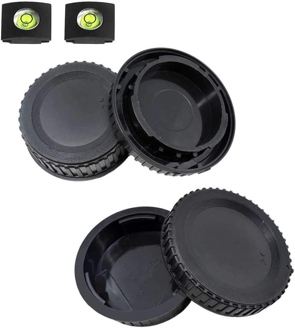 Front Body Cap and Rear Lens Cap Cover for Nikon D7500 D7200 D7100 D7000 D5600 D5300 D5200 D5100 D3500 D3400 D3300