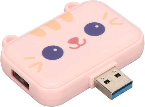Sanpyl 3 in 1 Cute USB Hub, USB A to USB3.0 and USB2.0X