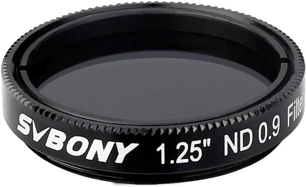 SVBONY SV139 1.25 inch Moon Filter 12.5% Transmission ND8 Neutral Density for Telescope Eyepiece