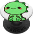 Kawaii Green Dino Cute Baby Dinosaur PopSockets Standard Grip