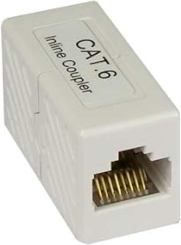 InstallerParts Cat 6 RJ45 Inline Coupler, White