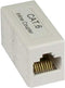 InstallerParts Cat 6 RJ45 Inline Coupler, White