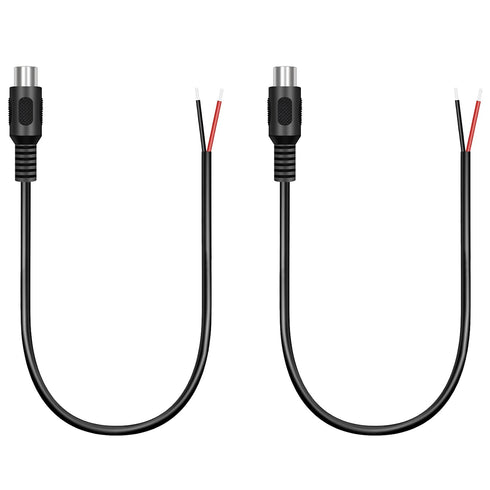 2 Pack RCA Female to Speaker Wire, RCA Female Plug Adapter Connector to Bare Wire for Amplifier