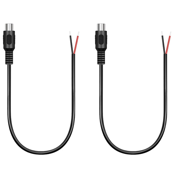 2 Pack RCA Female to Speaker Wire, RCA Female Plug Adapter Connector to Bare Wire for Amplifier