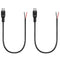 2 Pack RCA Female to Speaker Wire, RCA Female Plug Adapter Connector to Bare Wire for Amplifier