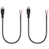 2 Pack RCA Female to Speaker Wire, RCA Female Plug Adapter Connector to Bare Wire for Amplifier
