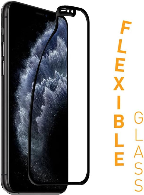 ARMOR 2.5D Full Coverage Flexible Glass Screen Protector for iPhone 11 Pro Max/XS Max, 9H HD Protection