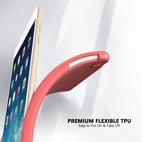 GUNPRIO 1 2 3, 7.9-inch, Red Case for iPad mini / Mini / Mini Ultra Slim, Soft, Flexible TPU Skin Bumper Back Cover