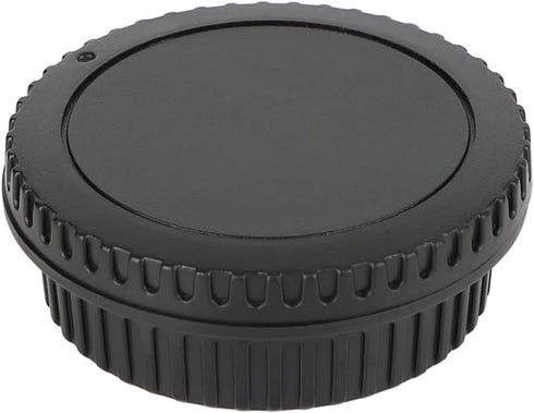 2 Pack Rear Lens Cap and Camera Body Cap Cover Kit for Canon EF EF-S Mount Camera EOS T7 T6 T5 T4i T5i T6i T6s T7i SL1 SL2 SL3 60D 70D 80D 5D Mark II III IV 6D 7D & More