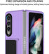 Asuwish Phone Case for Samsung Galaxy Z Fold 3 5G, Slim Protective Mobile Hard Hybrid Back Cell Accessories with