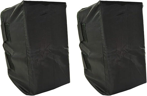 Outdoor Speaker Cover 2 Pack Bags, Waterproof Wall Mounted Speaker Protection with Windproof Elastic Cord