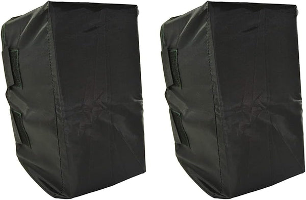 Outdoor Speaker Cover 2 Pack Bags, Waterproof Wall Mounted Speaker Protection with Windproof Elastic Cord