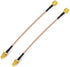 BINGFU SMA Female Bulkhead Mount to SMA Male RG316 Antenna Extension Cable, 6 inch 2-Pack