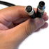M8 3 Pins Connector Cable, Male to Female Circular Connector Molding Cable A Code Straight Industrial Molded Cable IP67