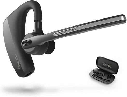 Conambo 2024 Upgraded K10C Bluetooth Headset V5.2, Wireless Headset with CVC8.0 Dual Mic, 16Hrs Talking