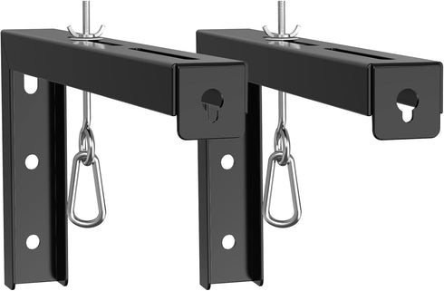 WALI Universal Projector Screen Ceiling Mount, Wall Hanging Mount L-Brackets, 12 inch