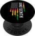 PopSockets Swappable PopGrip - June 19th History of African Us American Flag Juneteenth