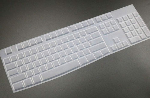 Ultra Thin Desktop PC Silicone Clear Keyboard Cover, Compatible with Logitech K120 MK120 Keyboard