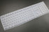 Ultra Thin Desktop PC Silicone Clear Keyboard Cover, Compatible with Logitech K120 MK120 Keyboard