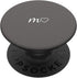 Minimalist Gray PopSockets Standard PopGrip with White Initial Letter M Heart