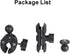 PellKing Motorcycle Camera Mount for Insta360 Go 3, 360 Rotation Metal Clamp Holder for Bike Handlebar