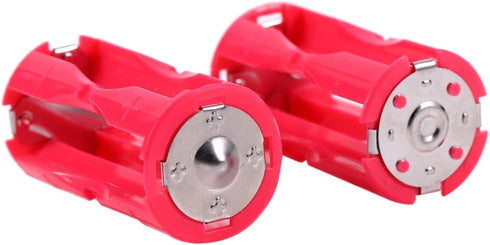 KIKYO Battery Converter - 4pcs 4AAA to C Size Parallel Battery Converter Adapter Holder for Household Use