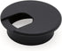 12 Pack 2 Inch Black Desk Grommet Kit, Plastic Cover for Office Wire Cable Hole Organizer