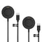 COSOOS 2-Pack USB-C Charging Cables for Garmin, 1m Long & 30cm Short Charging Dock for Fenix 7 6 5, Vivoactive 5 4 3