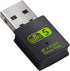 USB WiFi Bluetooth Adapter, 600Mbps Dual Band 2.4/5Ghz Mini Dongle for PC, Laptop, Desktop Wireless Network