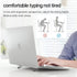 Keyboard Stand 2PCS, Portable Invisible Laptop Stand with 2 Adjustable Angles for Mini Aluminum Cooling Pad (Black)