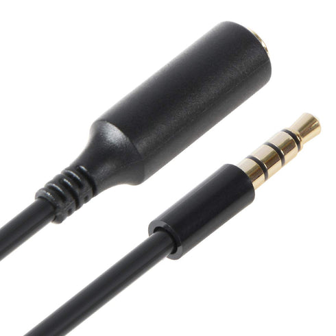 3-Pack AUX Headphone 3.5mm Extension Cable - Male to Female Extender Audio Jack Adapter for iPhone iPod iPad