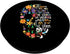 I Am The Storm Sugar Skull Head Flower Floral Pattern Quotes PopSockets Swappable PopGrip