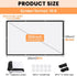 StepOK 16:9 60"|72"|84"|100"|120"|150" (100 inch Projector Screen, White Projector Screen, No Crease Home Theater