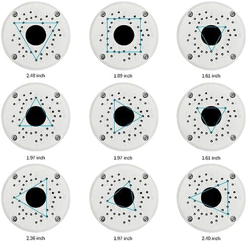 (New Upgrade) Security Camera Junction Box, Universal IP Camera Mount, Metal Aluminum Waterproof Security Camera Bracket