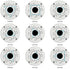 (New Upgrade) Security Camera Junction Box, Universal IP Camera Mount, Metal Aluminum Waterproof Security Camera Bracket