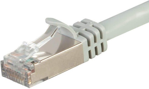 Monoprice Cat7 Ethernet Network Patch Cable - 5 feet, Gray, 26AWG, Shielded, Entegrade Series