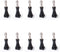 Oumers Long Thumbscrew with Cap - Thumb Screw Set for GoPro Accessories, 10pcs/Pack