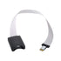 xiwai Micro-SD TF Memory Card Kit, Male to SD Female Extension Soft Flat FPC Cable Extender 25cm