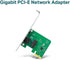 TP-Link 10/100/1000Mbps Gigabit Ethernet PCI Express Network Card (TG-3468) for PC, Win10/11 Supported