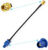 Eightwood Fakra C Plug to SMA Plug Male Car GPS Antenna Cable 6