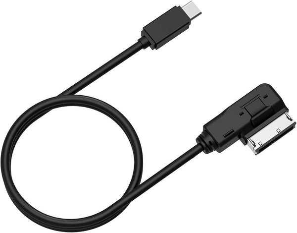 AMI to USB Type-C Charge Cable Adapter for Audi VW - Compatible with Samsung Galaxy S9, Note 9, LG V30, Google Pixel