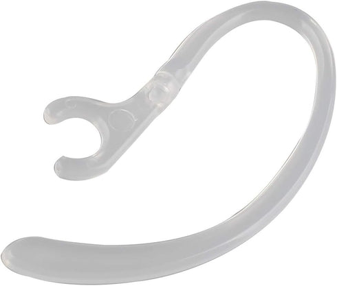 10PCS Bluetooth Headset Earpiece Universal Receiver Clip 360 Degree Rotate Clamp Holder Earhooks Ear Loop Replacement (6mm - Clear)